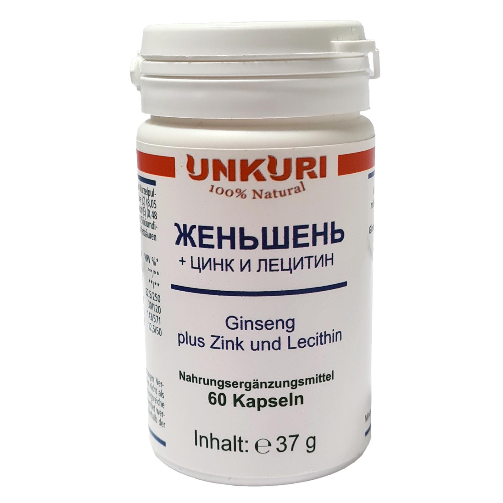 Ginseng plus Zink und Lecithin von Unkuri